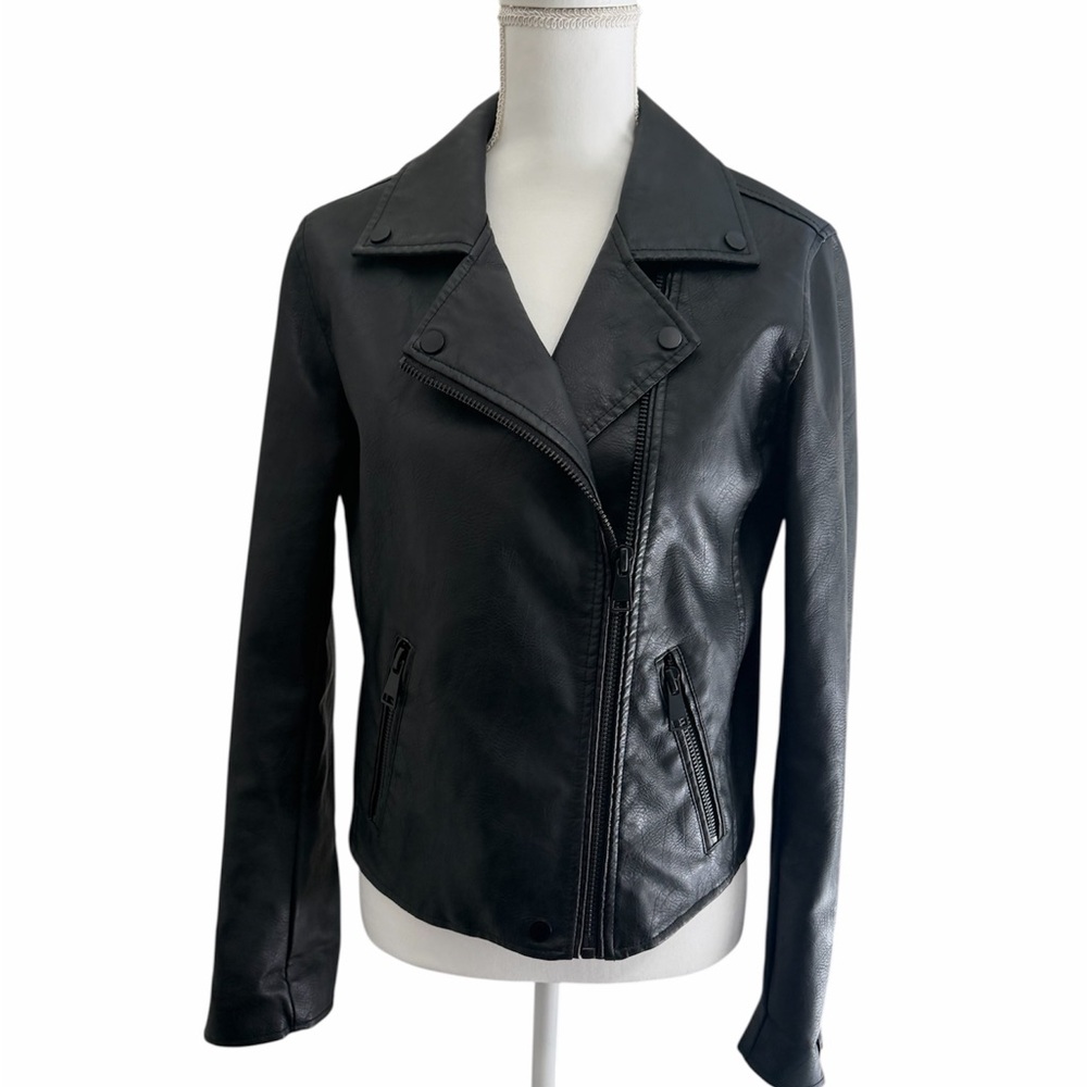 Anthropologie Black Leather Jacket